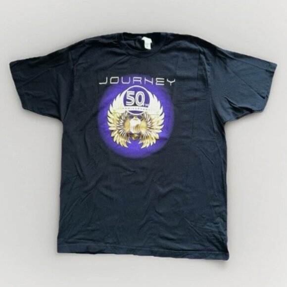 Journey 50th Anniversary Freedom Tour 23 Concert Dates Rock Shirt Adult Size XL - Picture 1 of 4